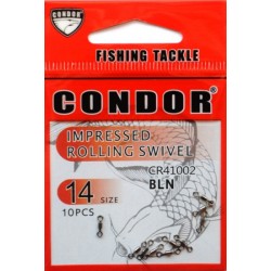 Рибальський Вертлюг Condor, 10шт, розмір № 14