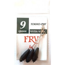 Грузило для риболовлі Токіо-риг (Чупа-Чупс), 3 шт, вага 9г