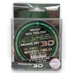 Волосінь Mimicry 3D Winner, довжина 100м., діаметр 0,18мм