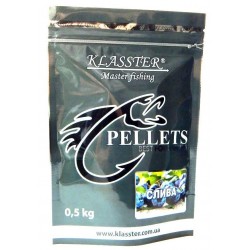Пелети KLASSTER прикормочный гранула 4мм, 500г., слива