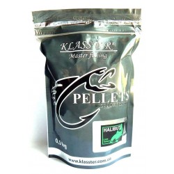 Пелети KLASSTER прикормочный гранула 4мм, 500г., halibut