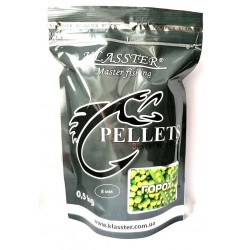 Пелети KLASSTER прикормочный гранула 4мм, 500г., горох
