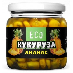 Наживка Кукурудза ECO ROBIN скло 200г., ананас
