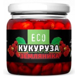 Наживка Кукурудза ECO ROBIN скло 200г., суниця
