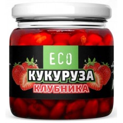 Наживка Кукурудза ECO ROBIN скло 200г., полуниця
