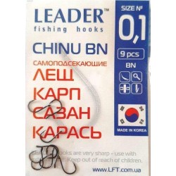 Гачки Leader CHINU BN, № 0,1 (10шт.)