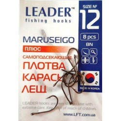 Гачки Leader MARUSEIGO BN, № 12 (8шт.)