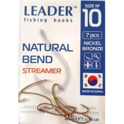 Гачки Leader Natural Bend BN, № 10 (7шт.)