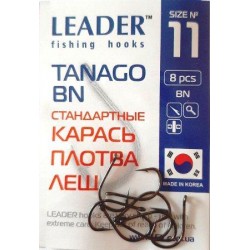 Гачки для риболовлі Лідер TANAGO BN, № 11 (8шт.)