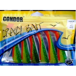 Віброхвіст для риболовлі, Condor H4, довжина 100мм, 6шт/уп, колір 006