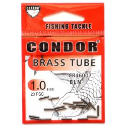 Обтискна трубка для риболовлі, Condor, 20шт/уп, діаметр 1,0мм
