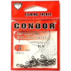 Рибальський Вертлюг Condor, 10шт, розмір № 4