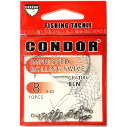 Рибальський Вертлюг Condor, 10шт, розмір № 8