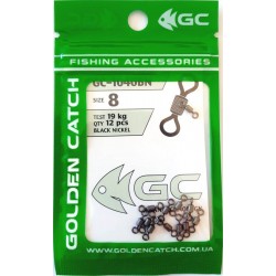 Вертлюг для снастей GC американка 1040BN (6-12 шт), розмір № 8