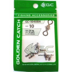 Вертлюг для снастей GC американка 1040BN (6-12 шт), розмір № 10