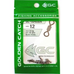 Вертлюг для снастей GC американка 1040BN (6-12 шт), розмір № 12