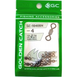 Вертлюг для снастей GC американка 1040BN (6-12 шт), розмір № 4