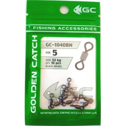 Вертлюг для снастей GC американка 1040BN (6-12 шт), розмір № 5