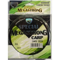 Рибальська волосінь Condor MegaStrong Special Carp CAMOU GREEN, 300м , діаметр 0,25мм