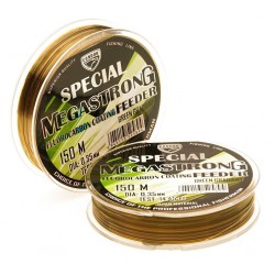Волосінь Condor MegaStrong Special Fluorocarbon coating FEEDER GREEN GRADIENT, 150м. , діаметр 0,16мм