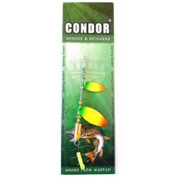 Блешня-вертушка подвійна Condor, колір 187, 6гр