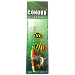 Блешня обертова подвійна Кондор, колір B13, 8гр