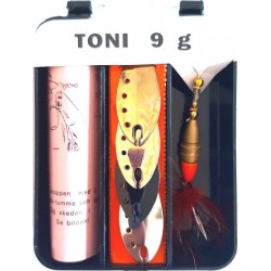 Набір спінінгових блешень TONI 9 г зі змінними пелюстками