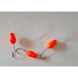 Готова оснащення Dr.AGON на пеленгаса / кефаль оранж. 3кр.