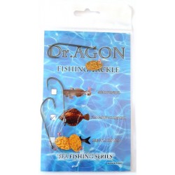 Готова снасть Dr.AGON на камбалу з золот. пелюсткою, 3кр.