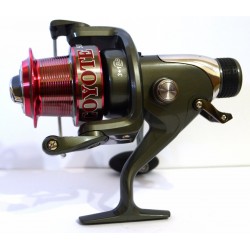 Спиннинговая котушка BratFishing COYOTE 5000 BAITRUNNER RD, з бейтраннером 3+1 подш.