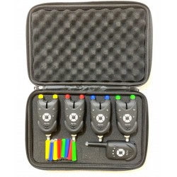 Набір сигналізаторів покльовки електронних Big Fish, модель 511, 4шт + пейджер