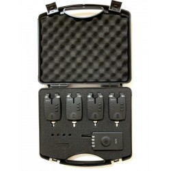 Набір сигналізаторів покльовки електронних Big Fish, модель 524, 4шт + пейджер