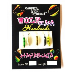 Мормишка вольфрамова Carpe Diem Супер Банан ( фарбування) - кр. № 16 5шт 2mm 0,2 g 010-020-2