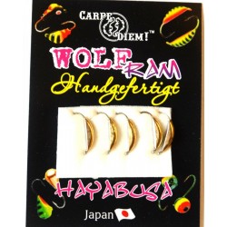 Мормишка Carpe Diem Супер Банан, вольфрамова, кр. № 16 5шт Gold 2mm 0,2 g 010-020-1