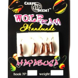 Мормишка вольфрамова Carpe Diem Ризький банан кр.№14 5шт Cu 3mm 0,8 g 025-030-1