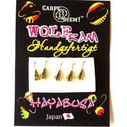 Мормишка Carpe Diem, вольфрамова, Гр. крапля кр. № 18 5шт Gold 2,8 mm 0,3 g 017-028-1