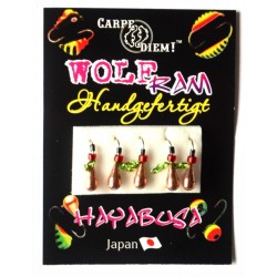 Мормишка Carpe Diem Крапля, вольфрамова, з вушком кр. № 16 5шт Cu ланцюжок 3mm 0,4 g 016-030-1