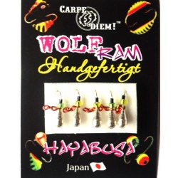 Мормишка Carpe Diem Крапля, вольфрамова, з вушком кр. № 16 5шт Silver ланцюжок 3mm 0,4 g 016-030-1