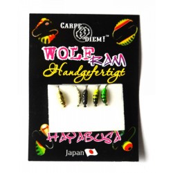 Мормишка Carpe Diem Личинка, вольфрамова, ( фарбування) - кр.№ 16 5шт 0,2 g 011-020-2