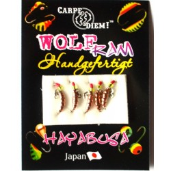 Мормишка вольфрамова Carpe Diem Личинка кр.№ 16 5шт Cu ланцюжок 0,2 g 011-020-1