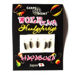 Мормишка вольфрамова Carpe Diem Личинка кр.№ 18 5шт Black 0,2 g 011-015-1