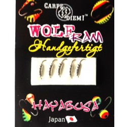 Мормишка вольфрамова Carpe Diem Личинка кр.№ 18 5шт Silver 0,2 g 011-015-1