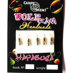 Мормишка вольфрамова Carpe Diem Суперличинка кр.№18 Silver+Gold 3mm 0,4 g 039-030-1