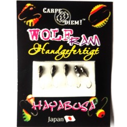 Мормишка вольфрамова Carpe Diem Насіння кр.№18 5шт Black 2,5 mm 0,2 g 008-025-1