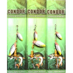 Обертається блешня подвійна Condor, колір C07, 6г