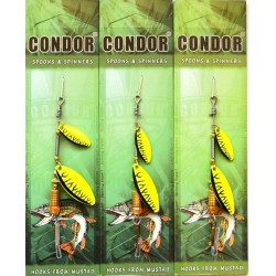 Блешня-вертушка подвійна Кондор, колір C09, 6г