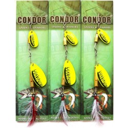 Блешня подвійна обертається Condor, колір CB10, 10гр