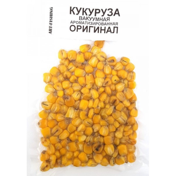 Наживка Кукурудза Art Fishing у вакуумній упаковці, 100гр, оригінал