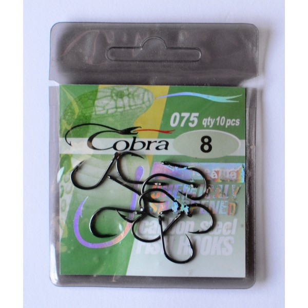 Гачки для риболовлі Кобра iseama, 10шт, розмір № 8