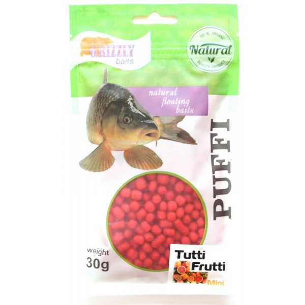 Повітряне тісто GRIZZLY (ГРИЗЗЛИ), міні, 30г., тутті - фрутті